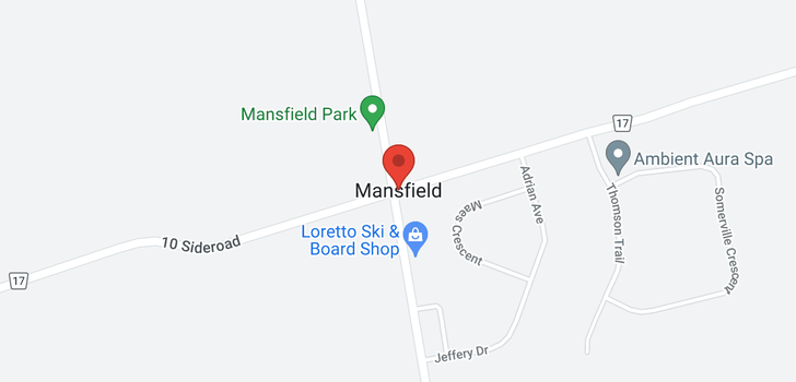 map of 32 MANSFIELD CIRC